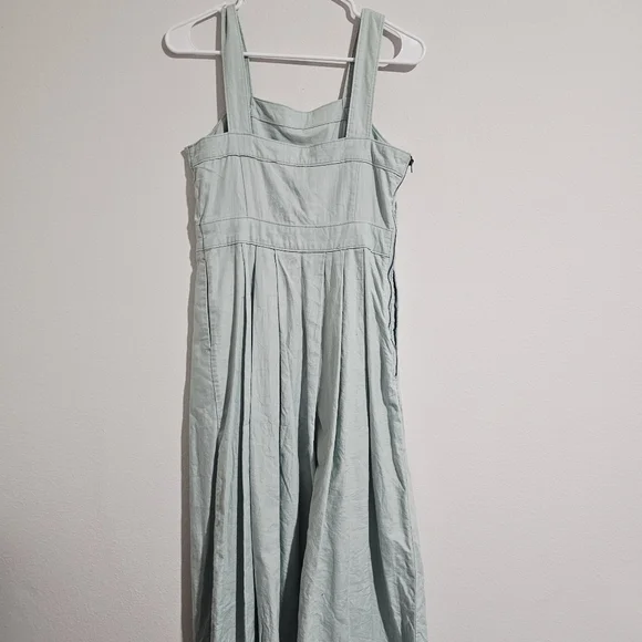 Universal Thread Light Wash Denim Pleated Coastal Western Dress Size 2 - Picture 5 of 6